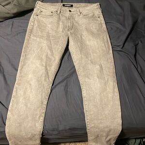 Men’s gray express jeans